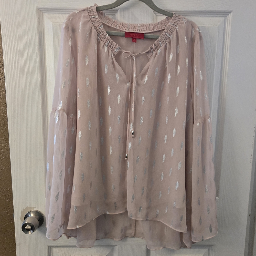 Jennifer Lopez Top with Silver Accents